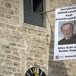 Pater Alois Mühlbachler feierte sein 40 jähriges Priesterjubiläum.Foto: gewefoto - Gerhard Wenzel