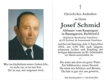 Josef Schmid