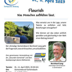 Einladung: Flourish - was Menschen aufblühen lässt.
