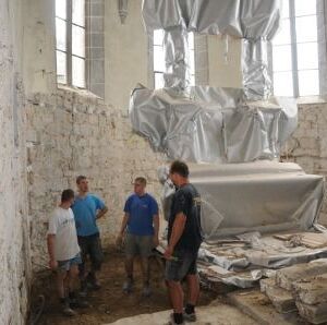 Innenarbeiten und Verputzen