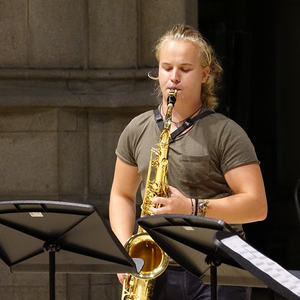 Probe für RAUMKLANG | SAX IN THE CITY im Mariendom Linz