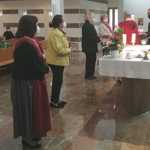 Sendung der Caritas-Haussammlerinnen