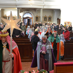 Dreikönigsmesse in der Pfarrkirche Kopfing