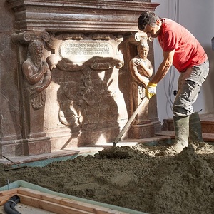 Estrich Kirchenschiff