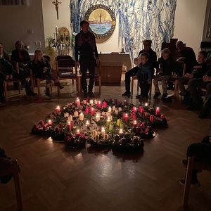 Familienadventkranzsegung