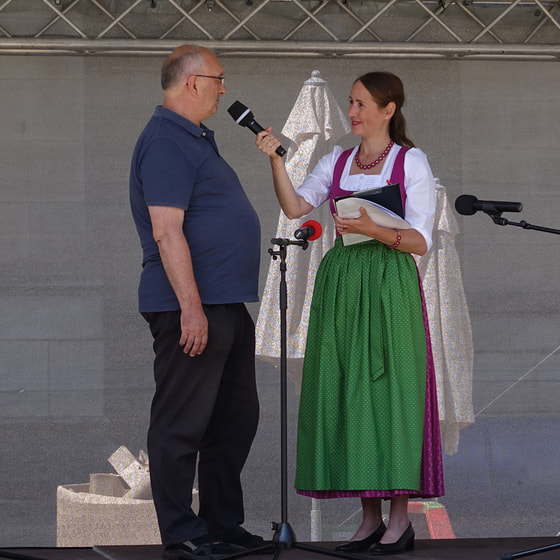 Domorganist Wolfgang Kreuzhuber im Gespräch mit ORF-Moderatorin Sandra Galatz