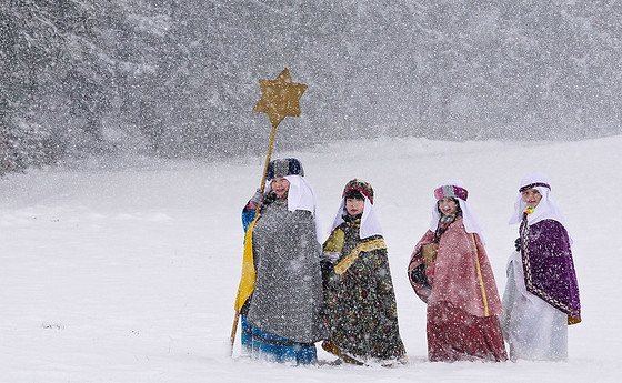 Sternsinger unterwegs