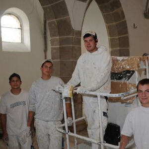 Ausmalen, Aufbau der Bänke