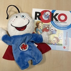 Roko-Handpuppe und Roko-Kinderheft