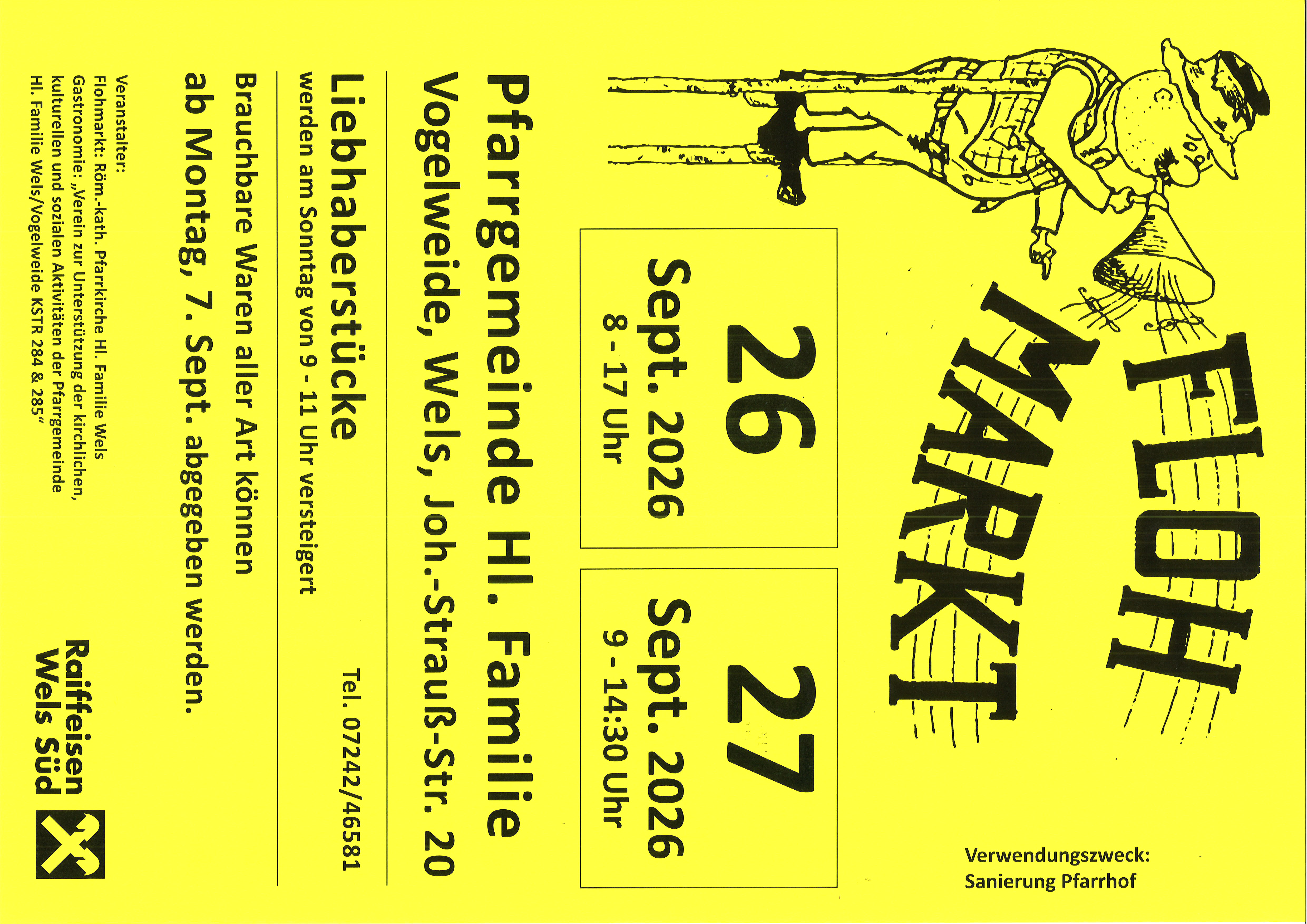 Flohmarkt / © Pfarrgemeinde Wels-Heilige Familie
