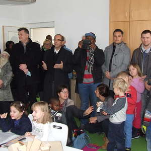 Segnung des Kindergartenzubaus