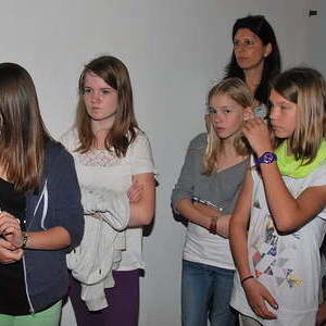 Die Lackener Firmlinge besuchen das Stift St. Florian