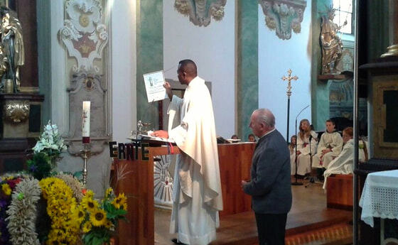 Ehrung von Alois Aichinger