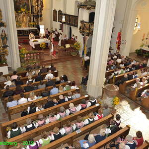 Patrozinium und Ehejubiläum in Eggelsberg