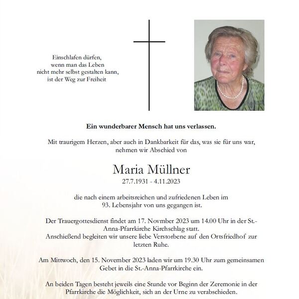 Maria Müllner
