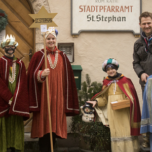 Die SternsingerInnen von St. Stephan