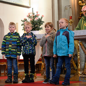 Familiengottesdienst der Pfarrcaritas Kinderbetreuungseinrichtung Kopfing