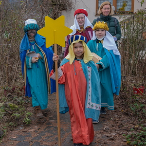 Impressionen der Sternsingeraktion 2022 in Kirchdorf