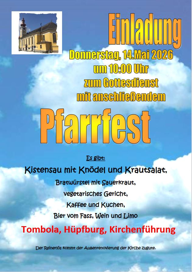 Einladung Pfarrfest 2026