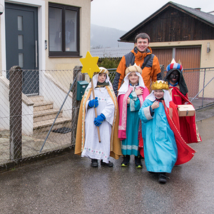 Sternsinger waren unterwegs in Kirchdorf