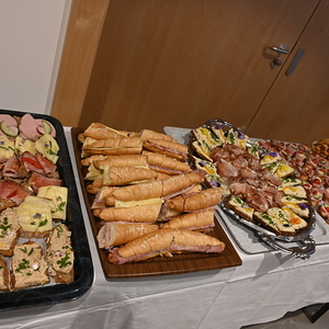 Die Köstlichkeiten vom Buffet