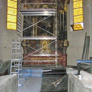 Innenrenovierung der Kirche 2011
