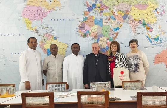 Bischof em. Schwarz auf Indien-Reise im Februar 2020