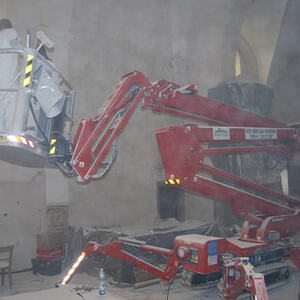 Innenrenovierung der Kirche 2011