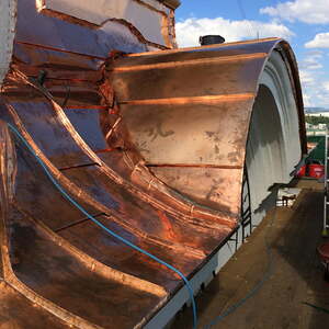 Sanierung der Turmkuppel 2017