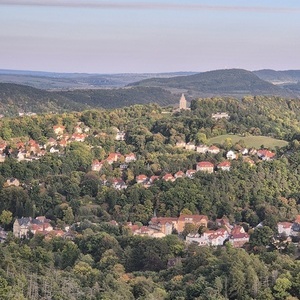 Blick über das Thüringer Burgenland