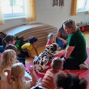 Besuch vom Therapiehund