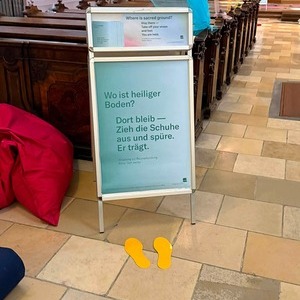 Spektakelrast in der Ursulinenkirche