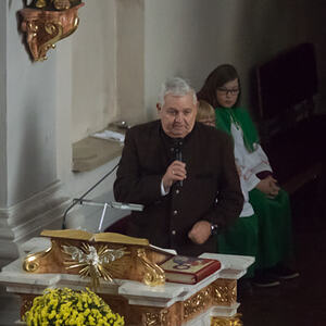 Kriegerehrung und Friedhofsegnung