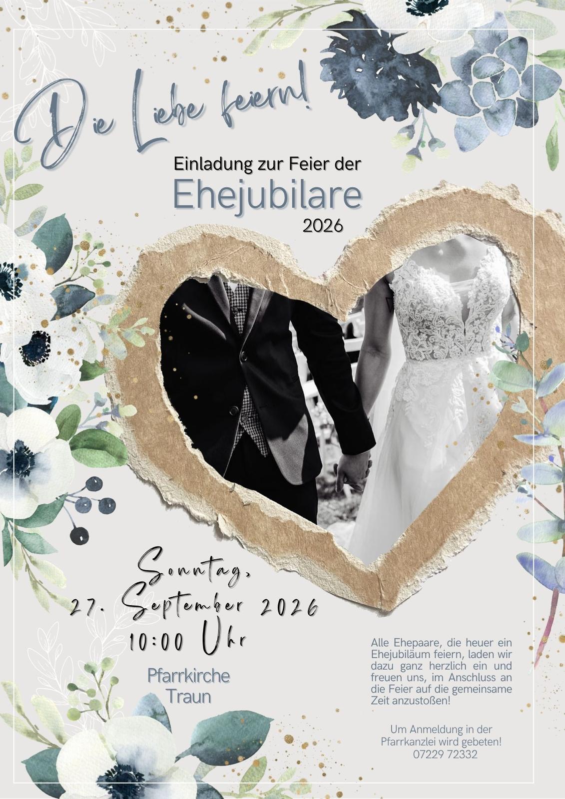 Feier der Ehejubilare