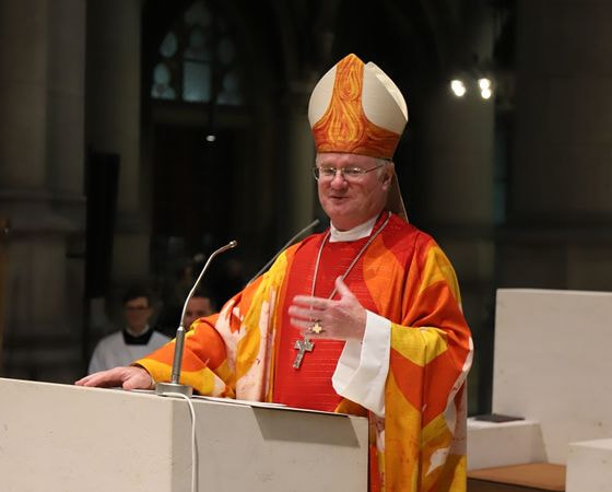 Bischof Manfred Scheuer bei seiner Predigt