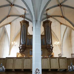 Orgel (Marc Garnier, 1985) in der Pfarrkirche Ungenach