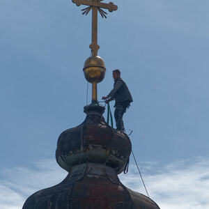 Außenrenovierung der Wallfahrtskirche Hilkering 2016