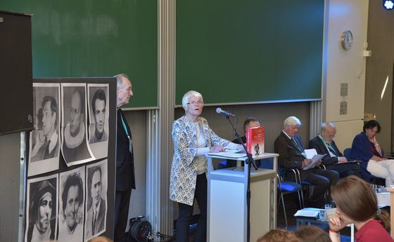 Jägerstätter-Biografin Erna Putz beim Katholikentag 2018 in Münster