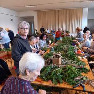 Palmbesenbinden in St. Qirinus 2023