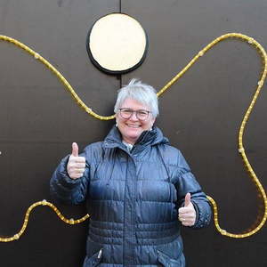 Engel-Treff auf der Landstraße