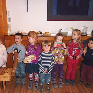 Pfarrkindergarten stellte sich bei den Senioren vor