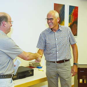 Ehrung an Lugstein und Weinhandl