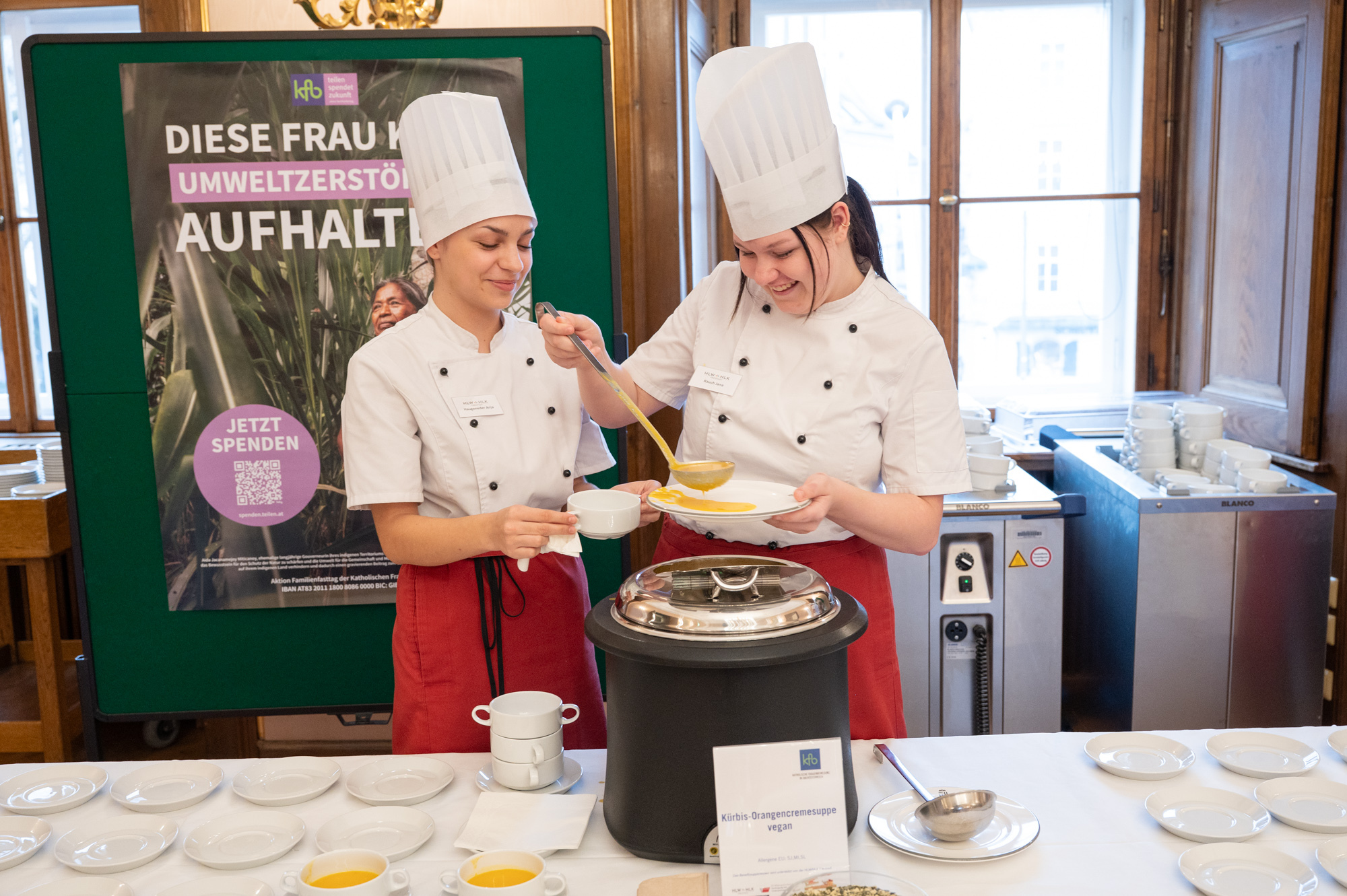 23. Benefizsuppenessen im Linzer Landhaus:  „Gemeinsam für mehr Klimagerechtigkeit“