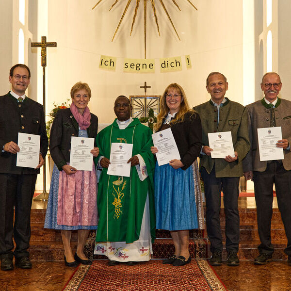 Martin Kienberger, Christine Leitner, Arcanjo Sitimela, Maria Hödl, Johann Eisl, August Lemmerer