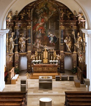 Pfarrkirche Schiedlberg Mariä Verkündigung. © Kunstreferat