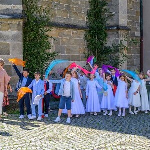 Segnung der Kreuzigungsgruppe am Schmidberg