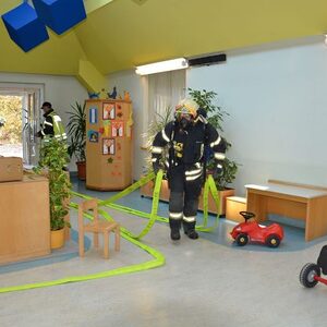Feueralarm im Kindergarten