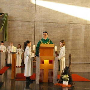 Amtsniederlegung v. Mesner Josef Riedl