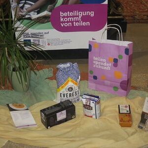 Dekoration vor dem Altar                               