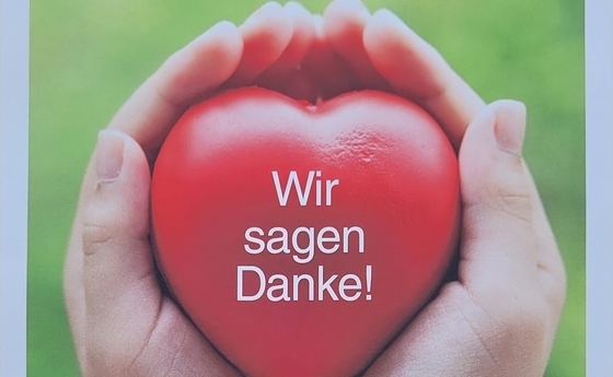 Wir sagen Danke
